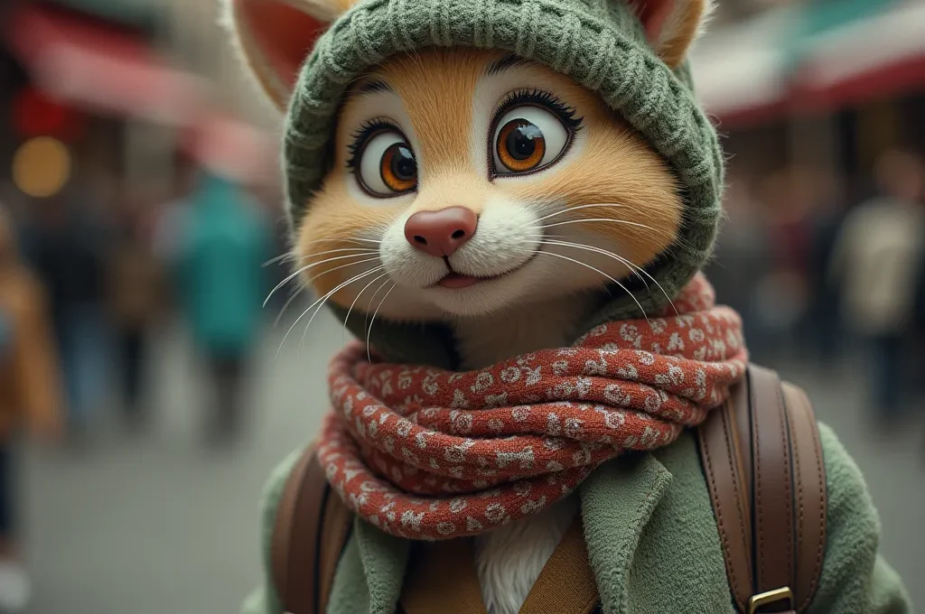 Weitwinkelaufnahme eines städtischen Parks im Morgennebel mit vielfältigen Bewegungsmöglichkeiten.