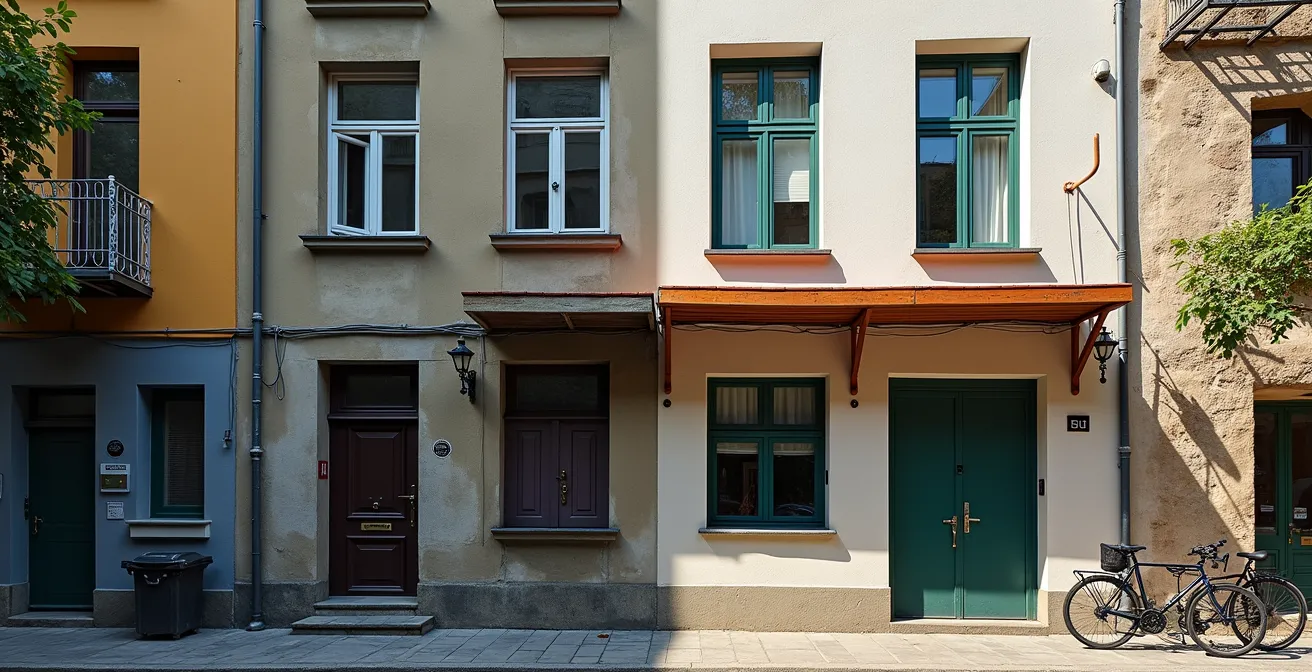 Visuelle Darstellung von Gentrifizierungsindikatoren in deutschen Stadtvierteln