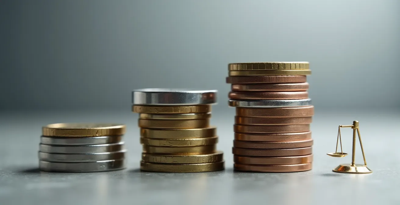 Vergleichsdarstellung von Kaufpreisfaktoren zwischen A- und B-Städten