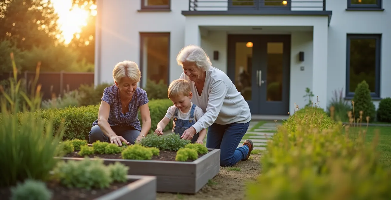 Modernes Mehrgenerationenhaus mit separater Einliegerwohnung